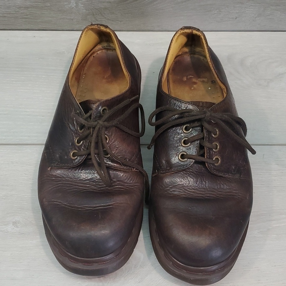 Vintage Doc Dr.Martens Mens Y2K Made in England boorish shoes sz UK 6 US 7 - Picture 4 of 15